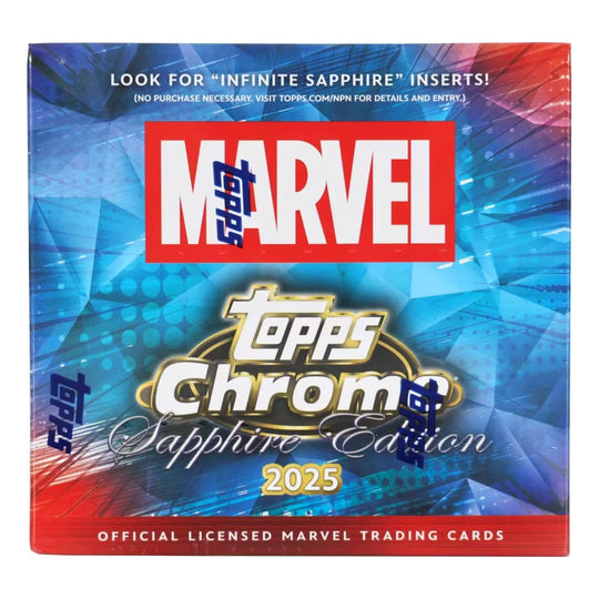 2025 Topps Chrome Marvel Sapphire Edition Hobby Trading Cards LV
