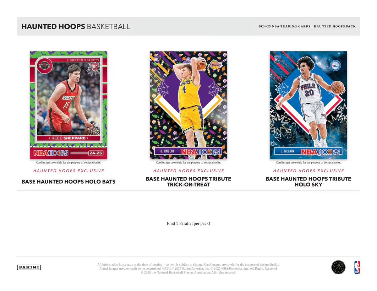 2024-25 Panini Haunted Hoops Halloween Basketball Hobby Trading Cards