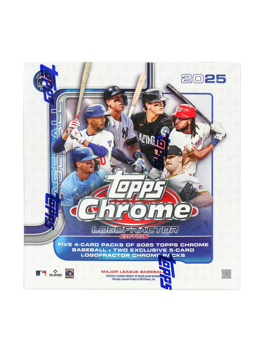 2025 Topps Chrome Baseball Logofractor Edition Trading Cards