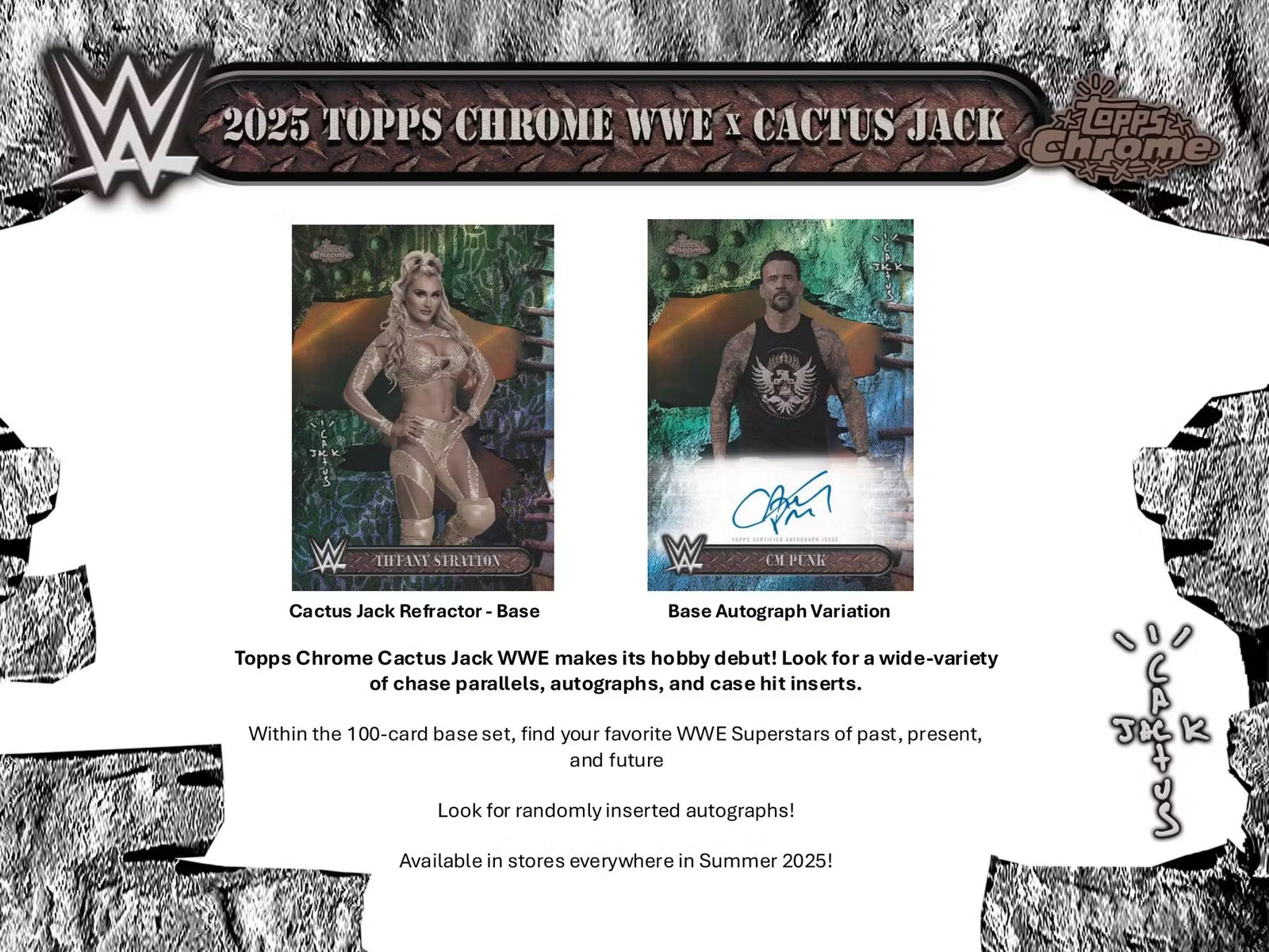 2025 Topps Chrome WWE Cactus Jack Hobby Trading Cards