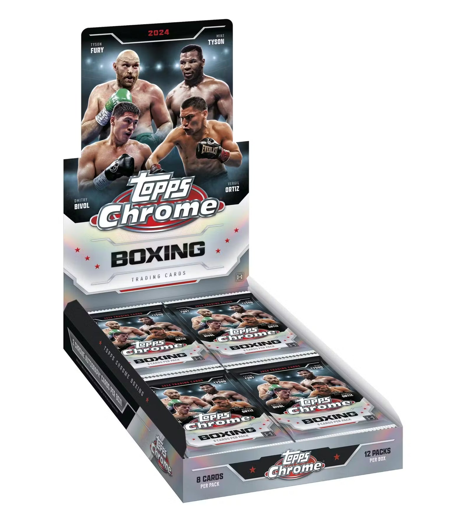 2024 Topps Chrome Boxing Hobby Trading Cards
