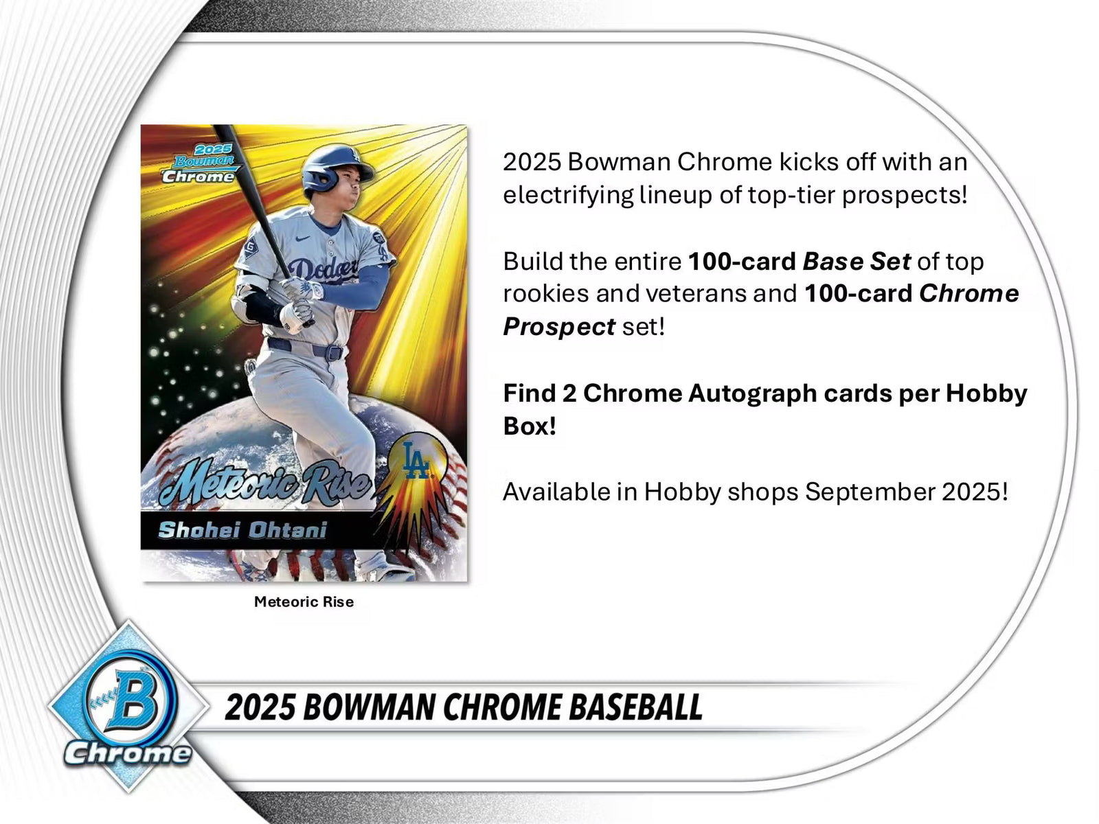 2025 Topps Bowman Chrome Baseball Hobby Trading Cards