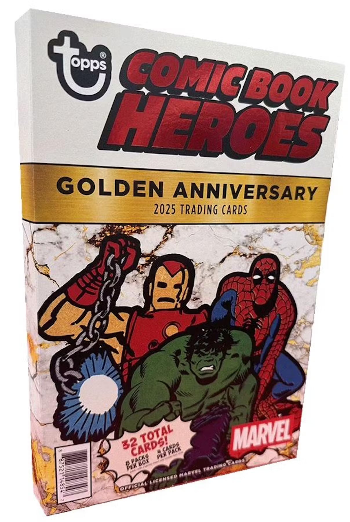 2025 Topps Chrome Marvel Comic Book Heroes 1975 Golden Anniversary Hobby Trading Cards
