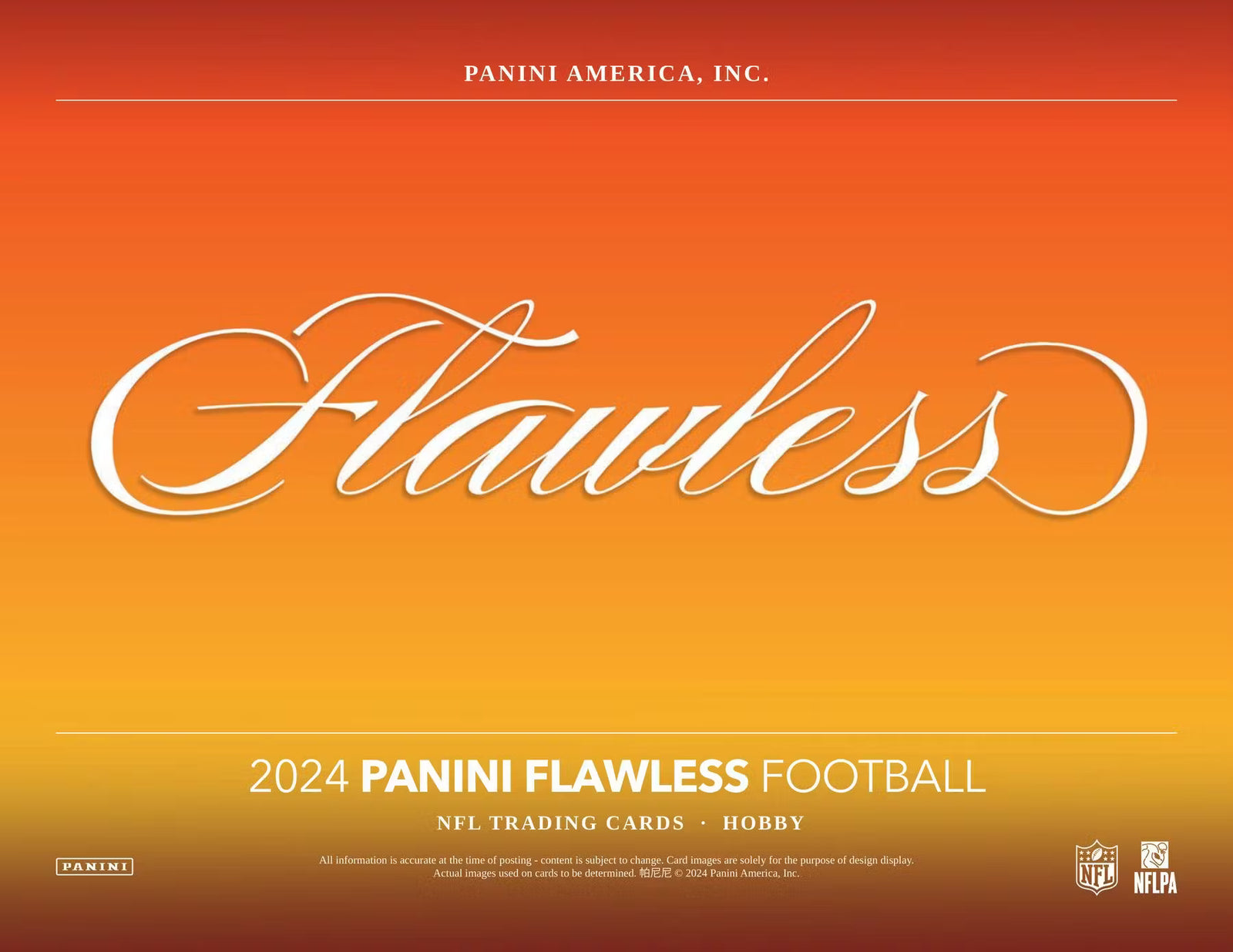 2024 Panini Flawless Football Hobby Trading Cards