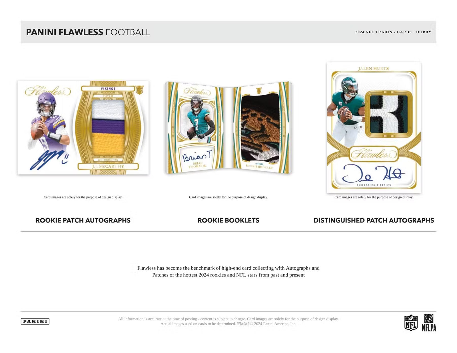 2024 Panini Flawless Football Hobby Trading Cards