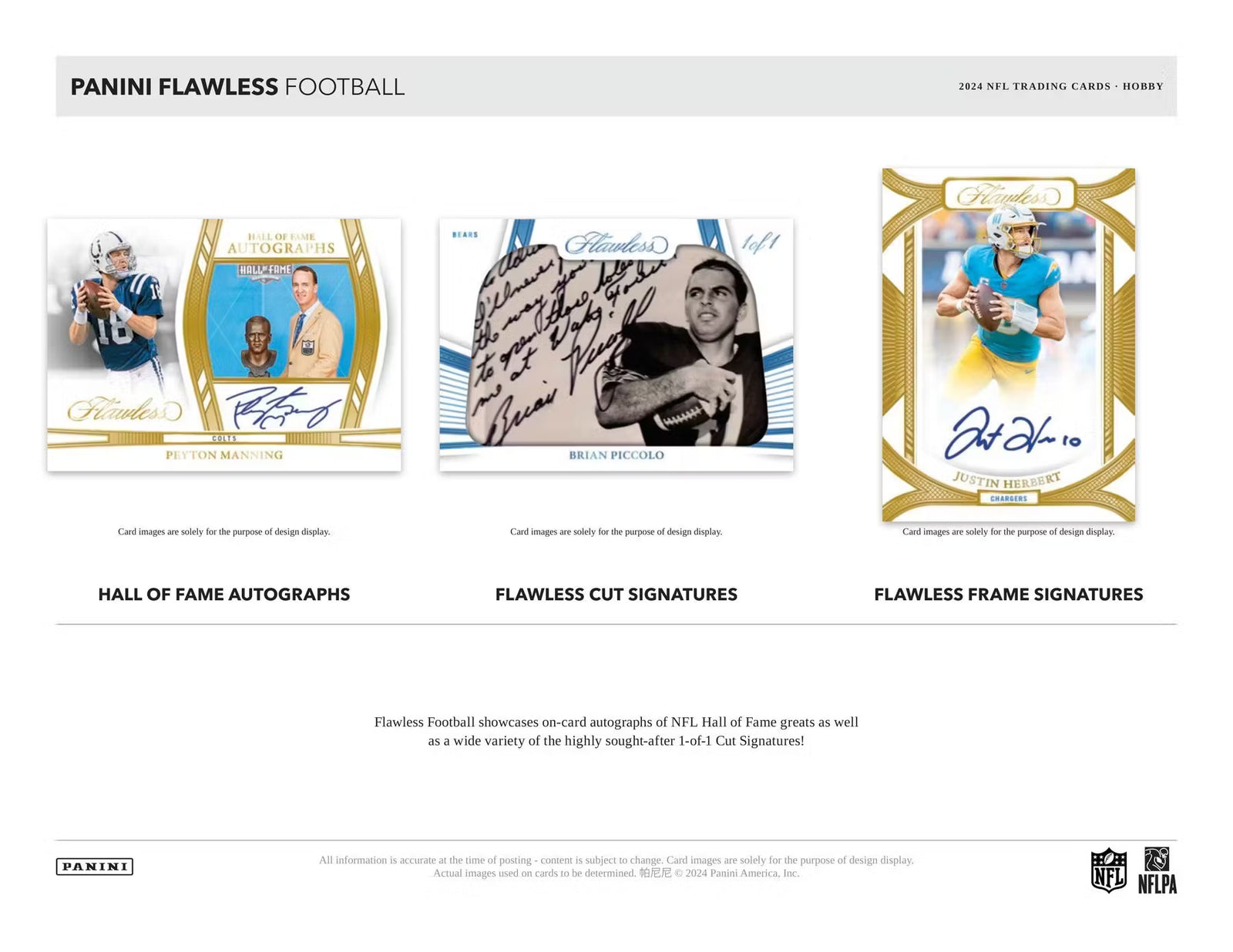 2024 Panini Flawless Football Hobby Trading Cards