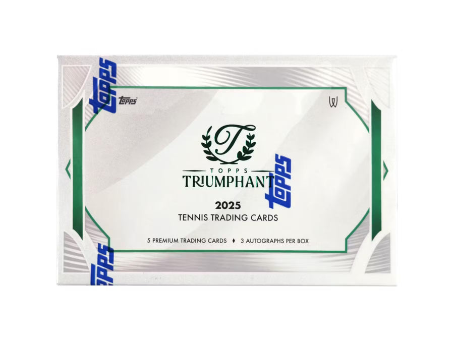 2025 Topps Triumphant Tennis Hobby Trading Cards