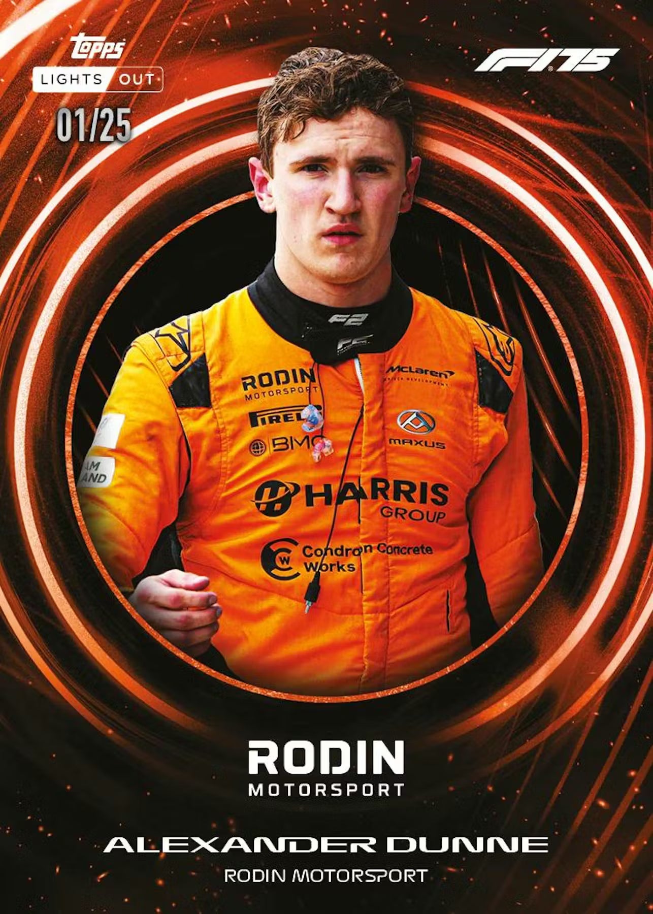 2025 Topps Lights Out Formula 1 F1 Trading Cards