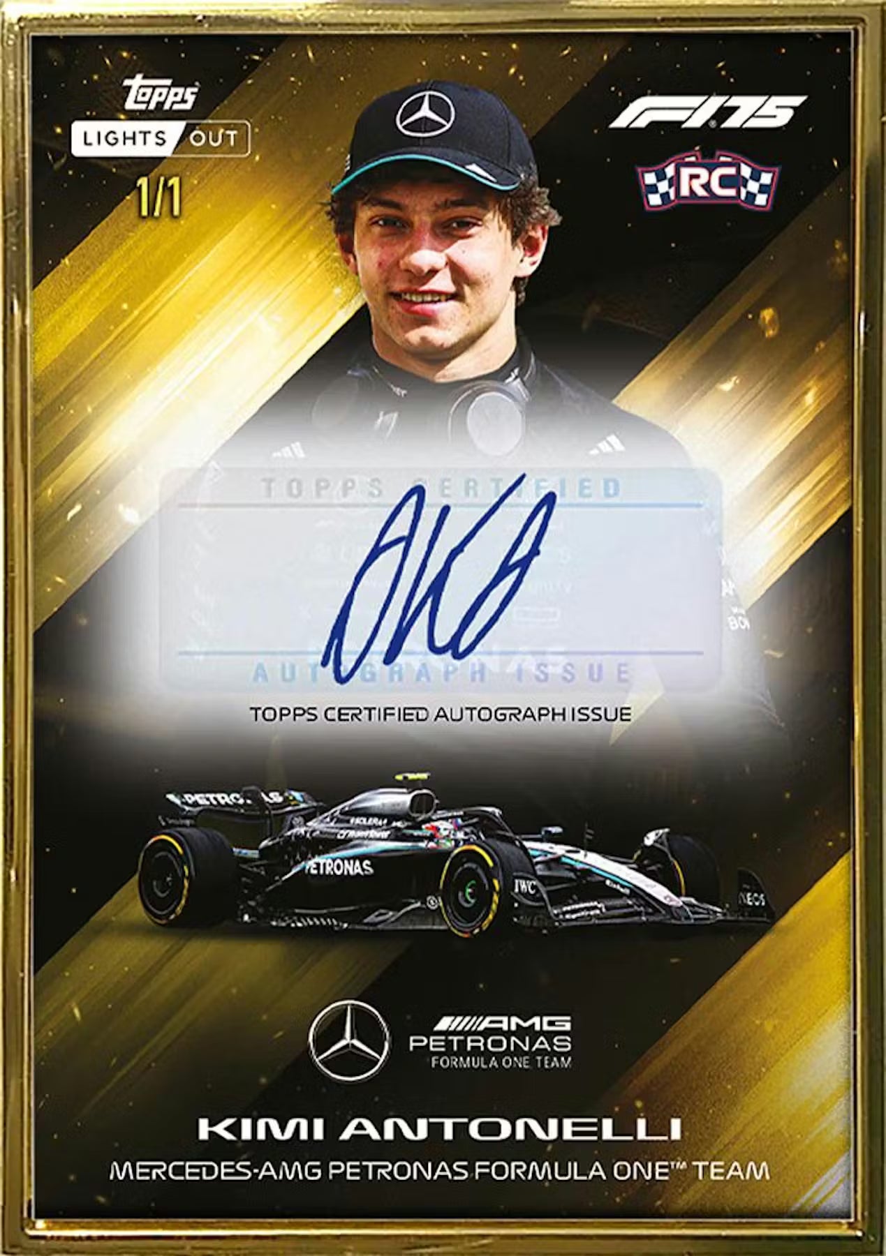 2025 Topps Lights Out Formula 1 F1 Trading Cards