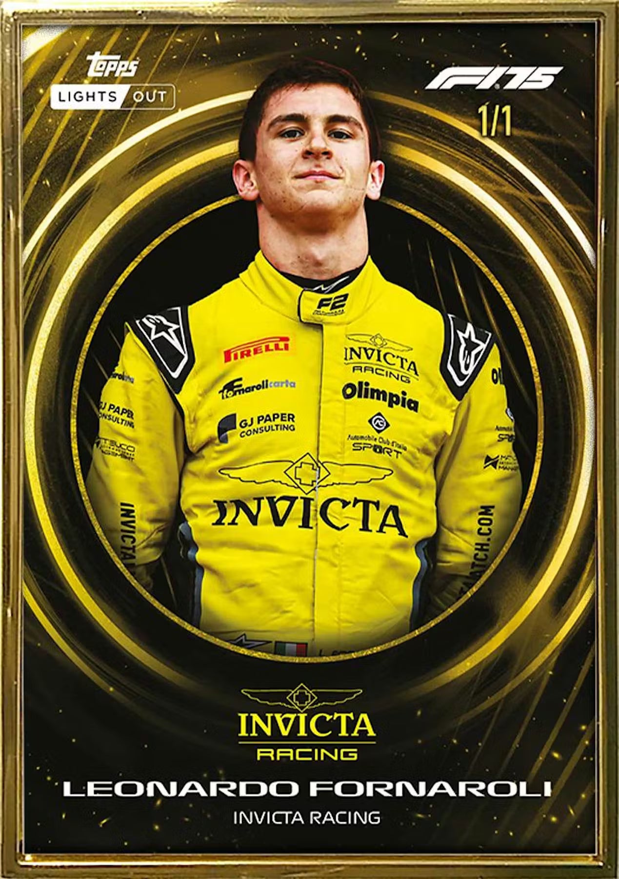 2025 Topps Lights Out Formula 1 F1 Trading Cards