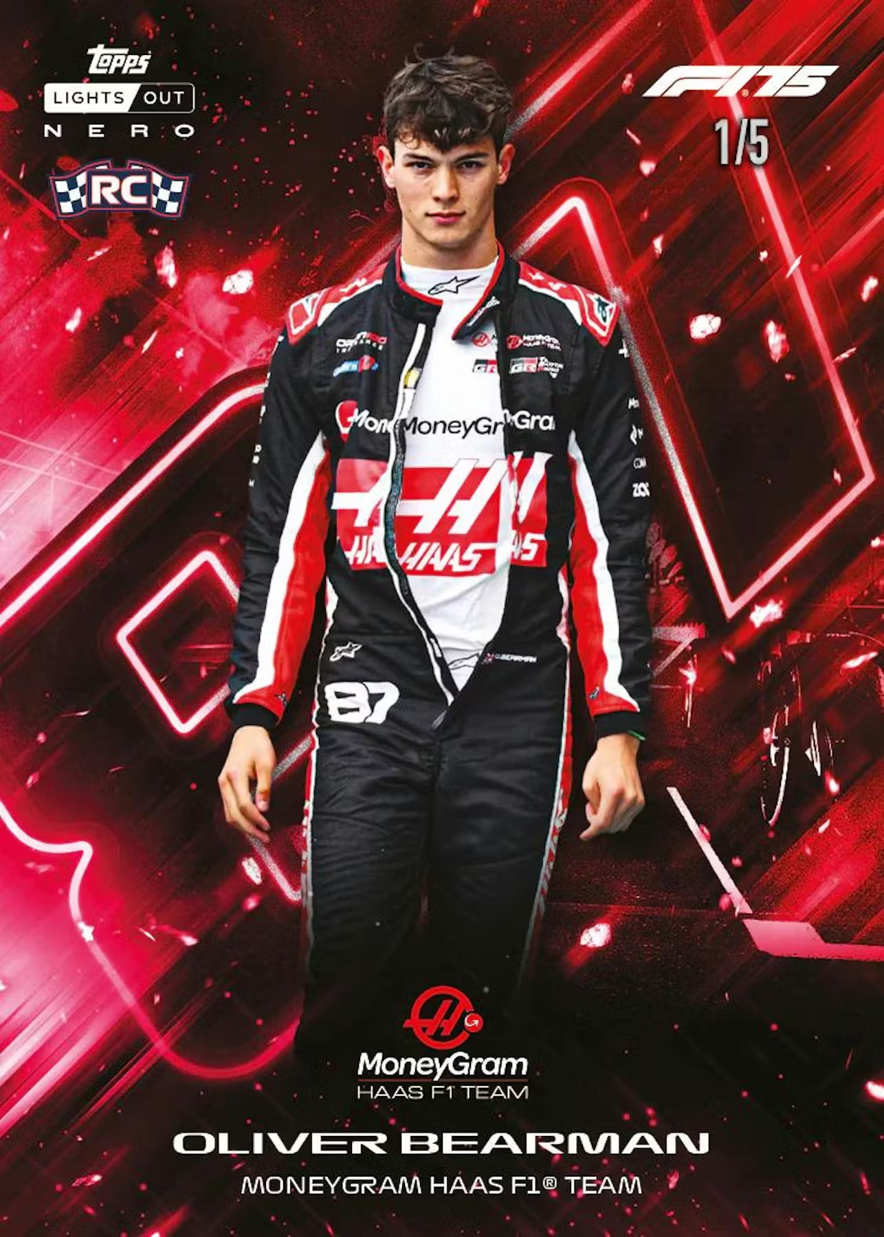 2025 Topps Lights Out Formula 1 F1 Trading Cards