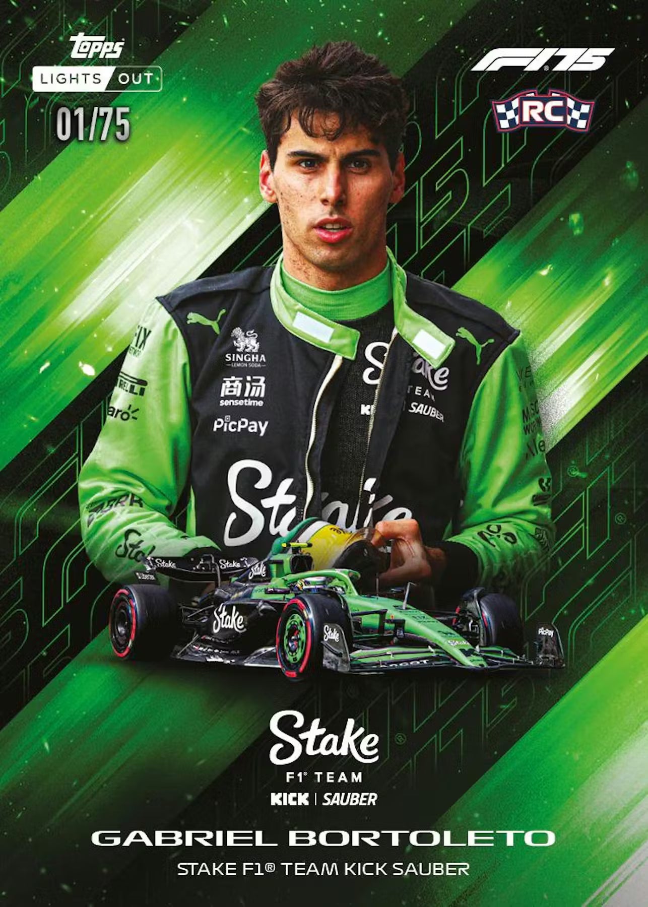 2025 Topps Lights Out Formula 1 F1 Trading Cards