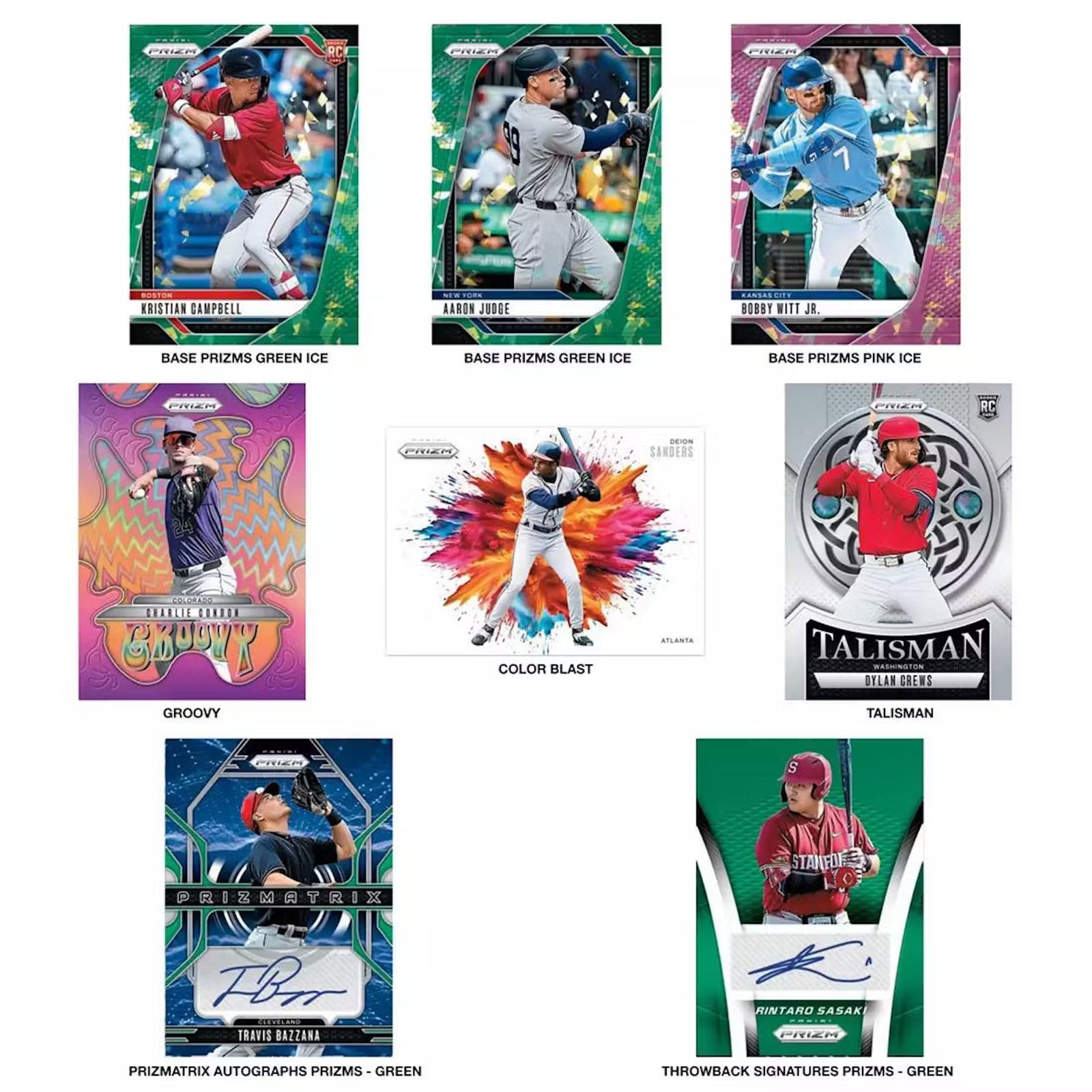 2025 Panini Prizm Baseball Mega Trading Cards