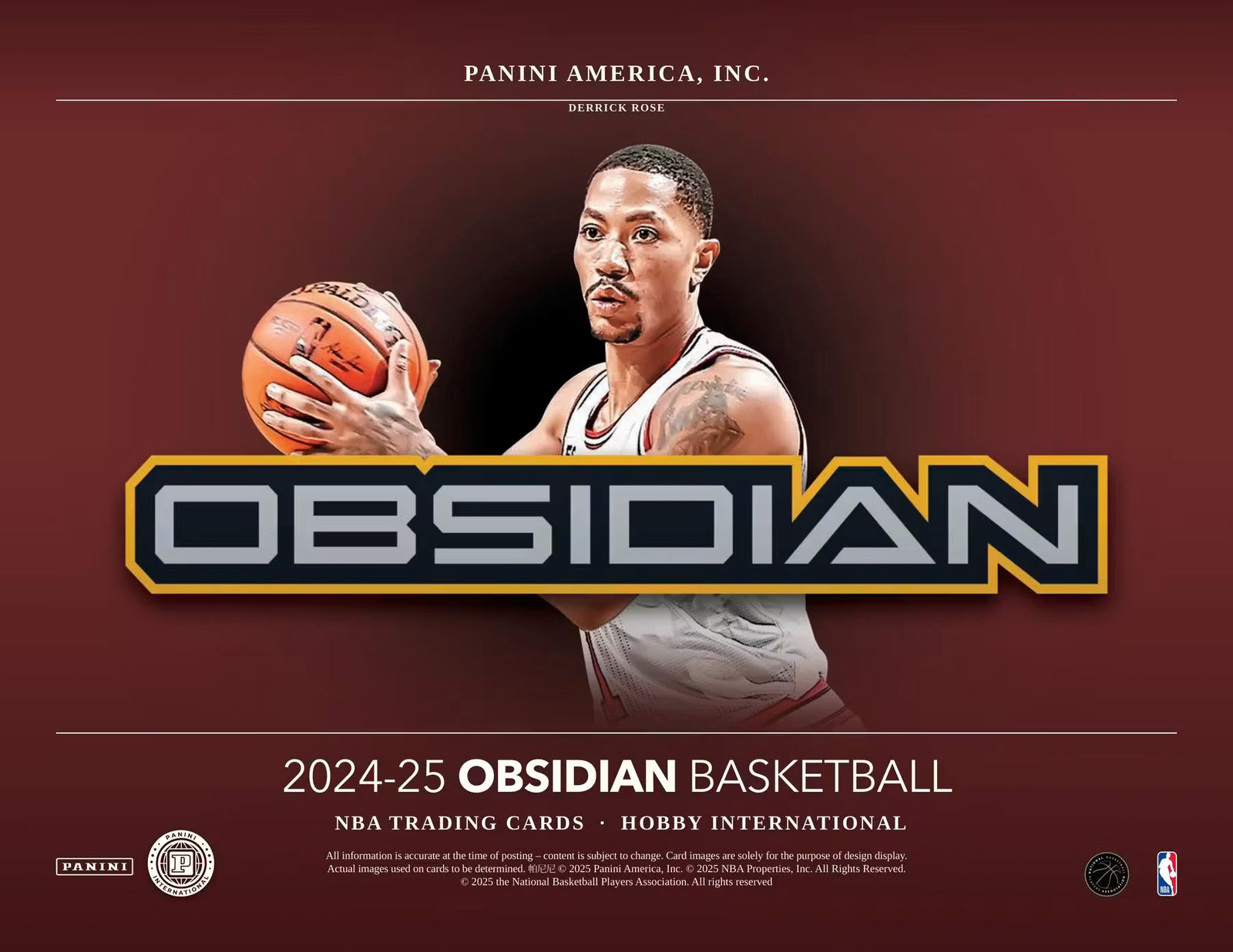 2024-25 Panini Obsidian Basketball International Hobby Trading Cards