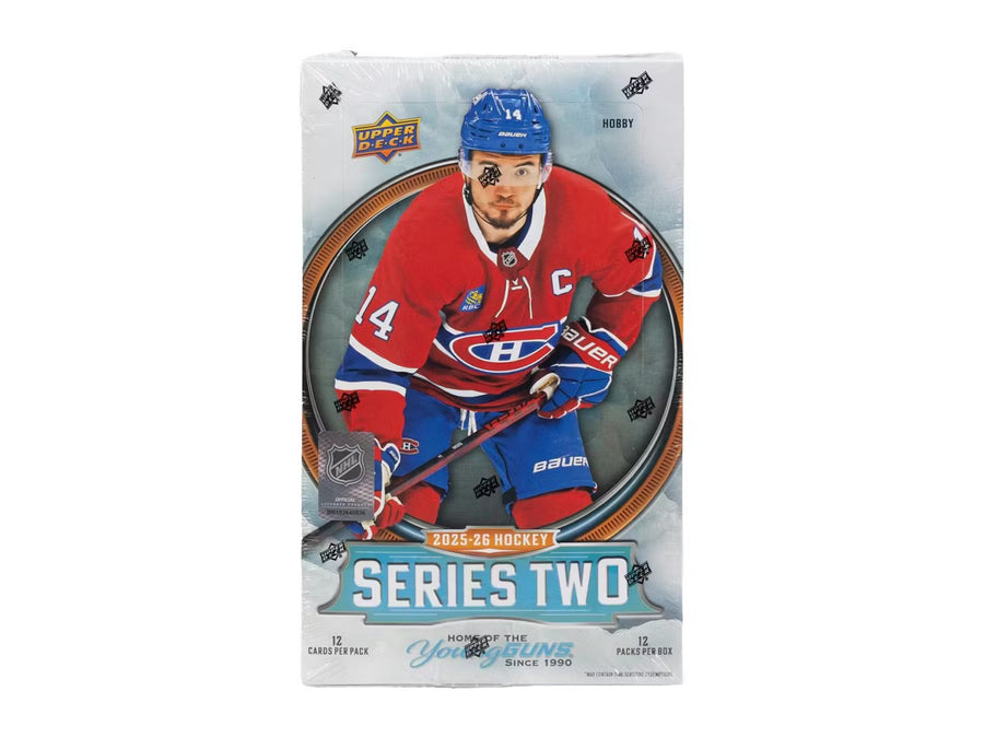 2025-26 Upper Deck Series 2 Hockey Hobby Trading Cards