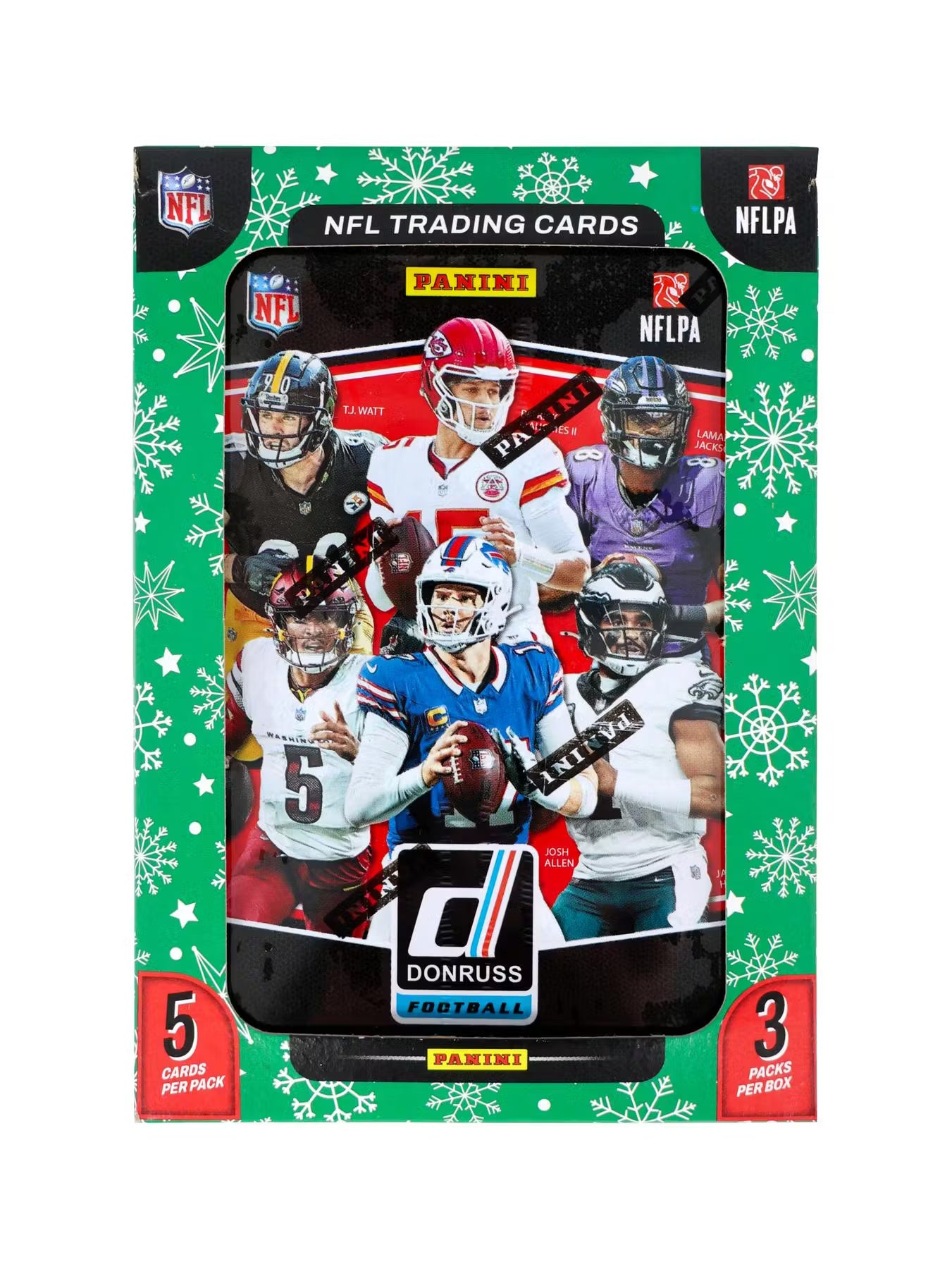 2025 Panini Donruss Football Winter Holiday Tin Trading Cards