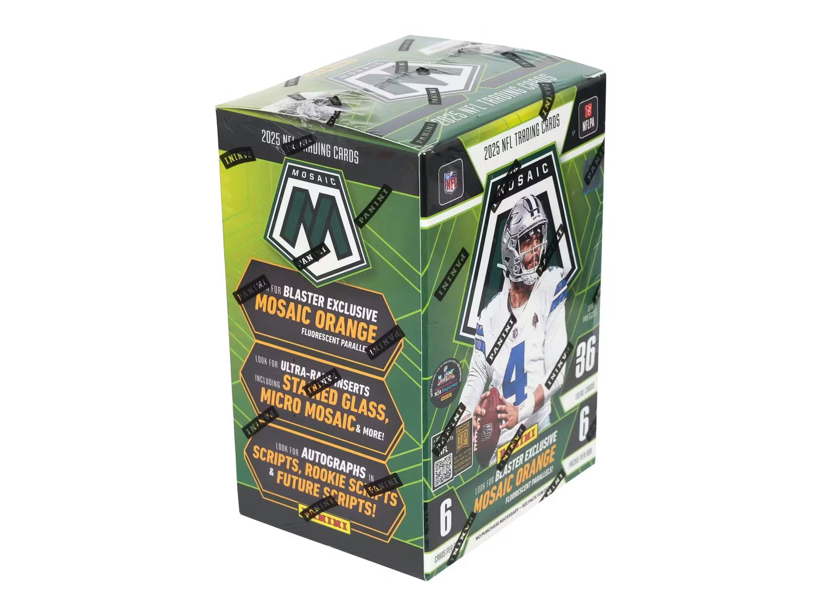 2025 Panini Mosaic Football Blaster Trading Cards LV