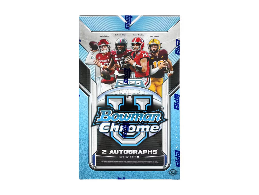 2025 Topps Bowman University Chrome Football Hobby Trading Cards