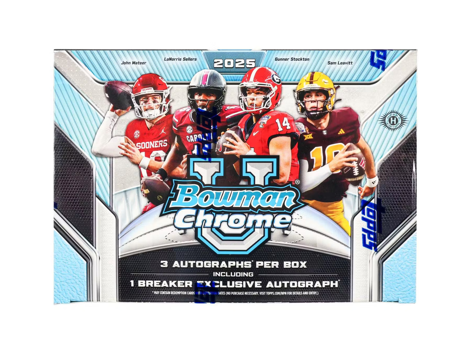 2025 Topps Bowman University Chrome Football Breaker Delight Trading Cards