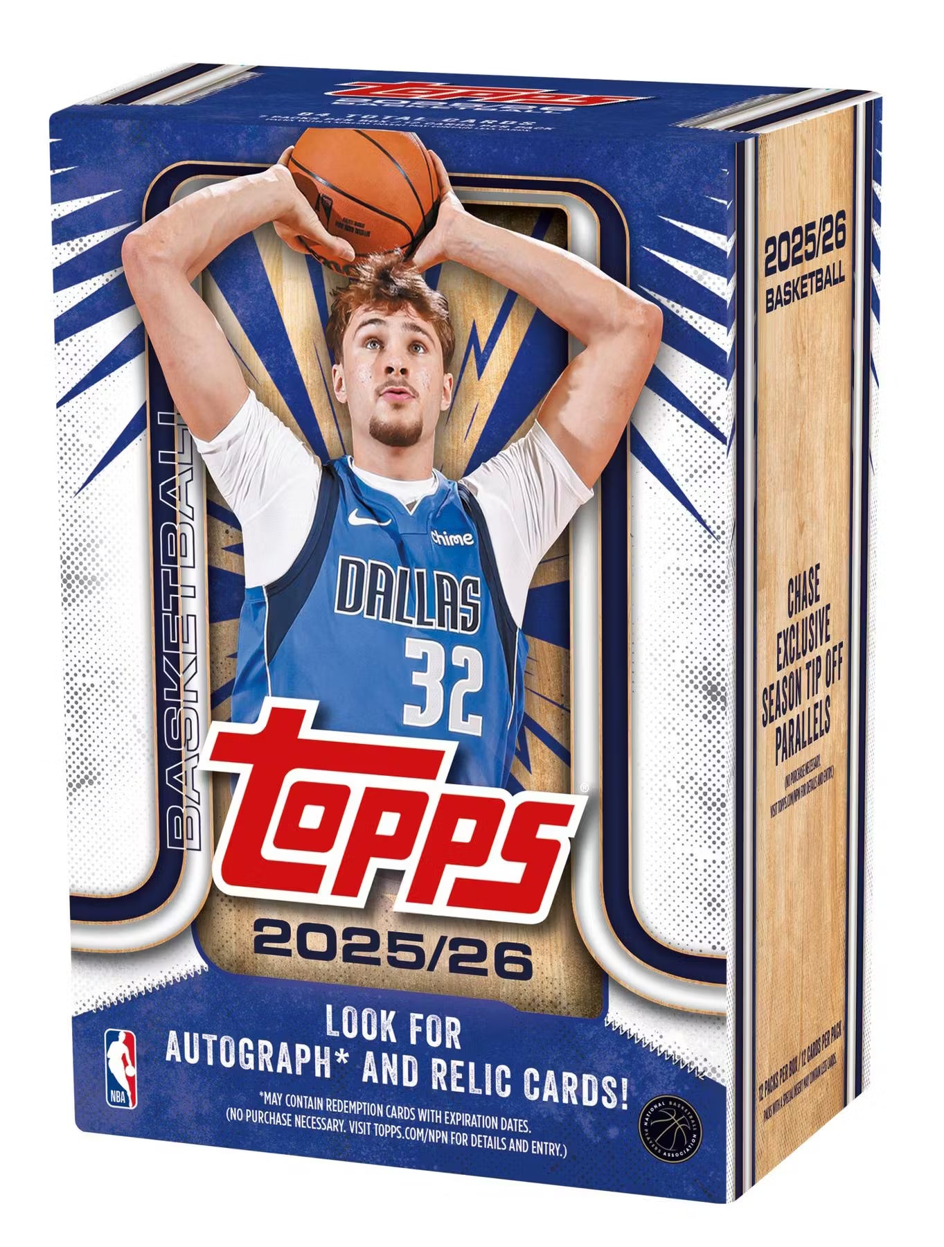 2025-26 Topps Basketball Blaster Trading Cards LV
