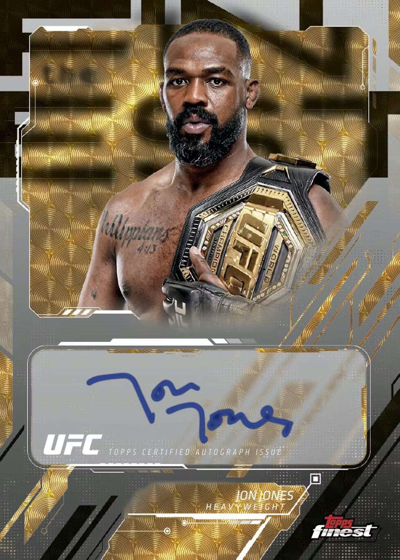 2025 Topps Finest UFC Hobby Trading Cards LV