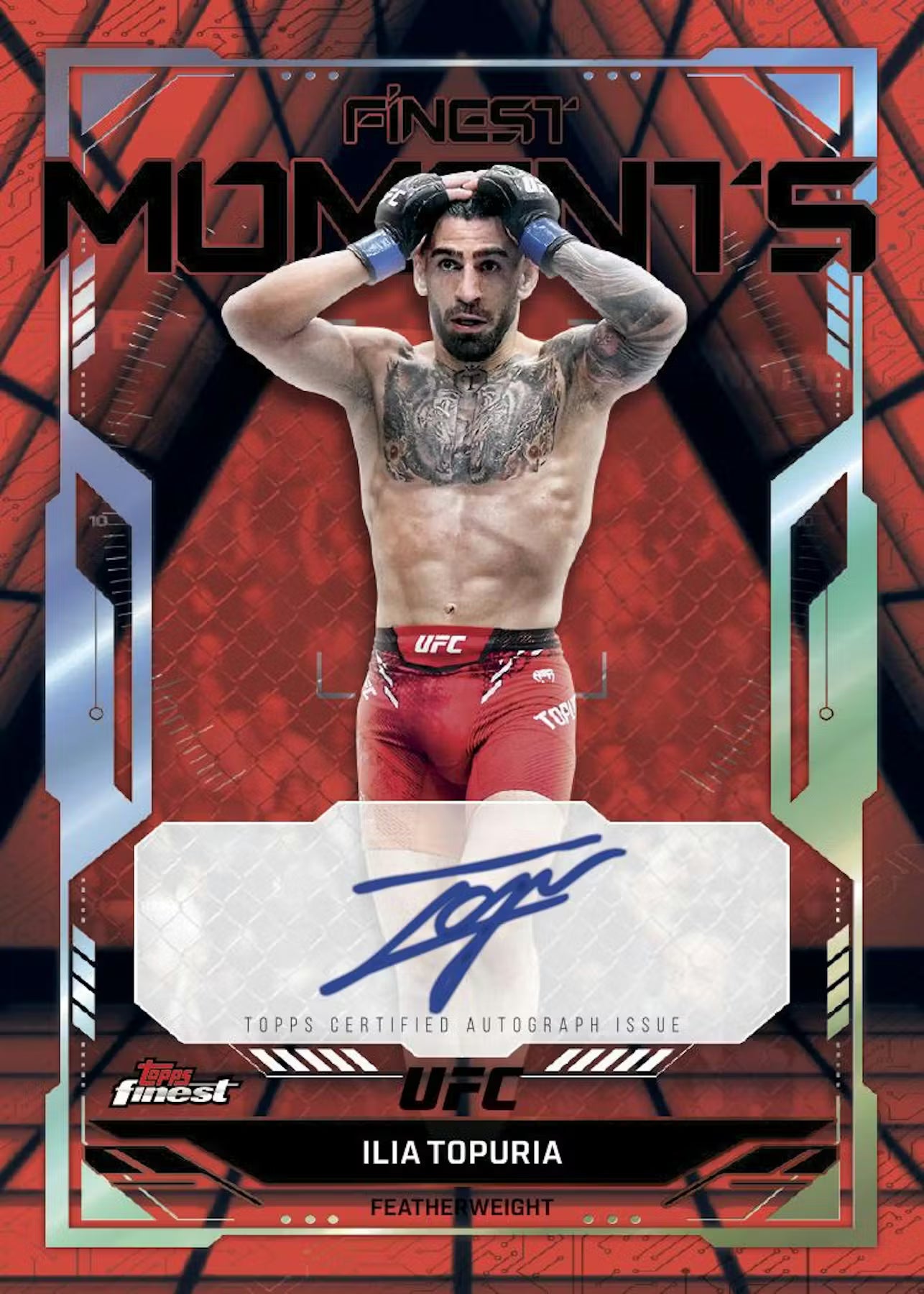 2025 Topps Finest UFC Hobby Trading Cards LV