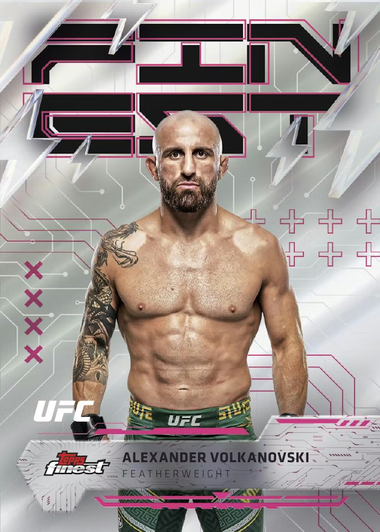 2025 Topps Finest UFC Hobby Trading Cards LV