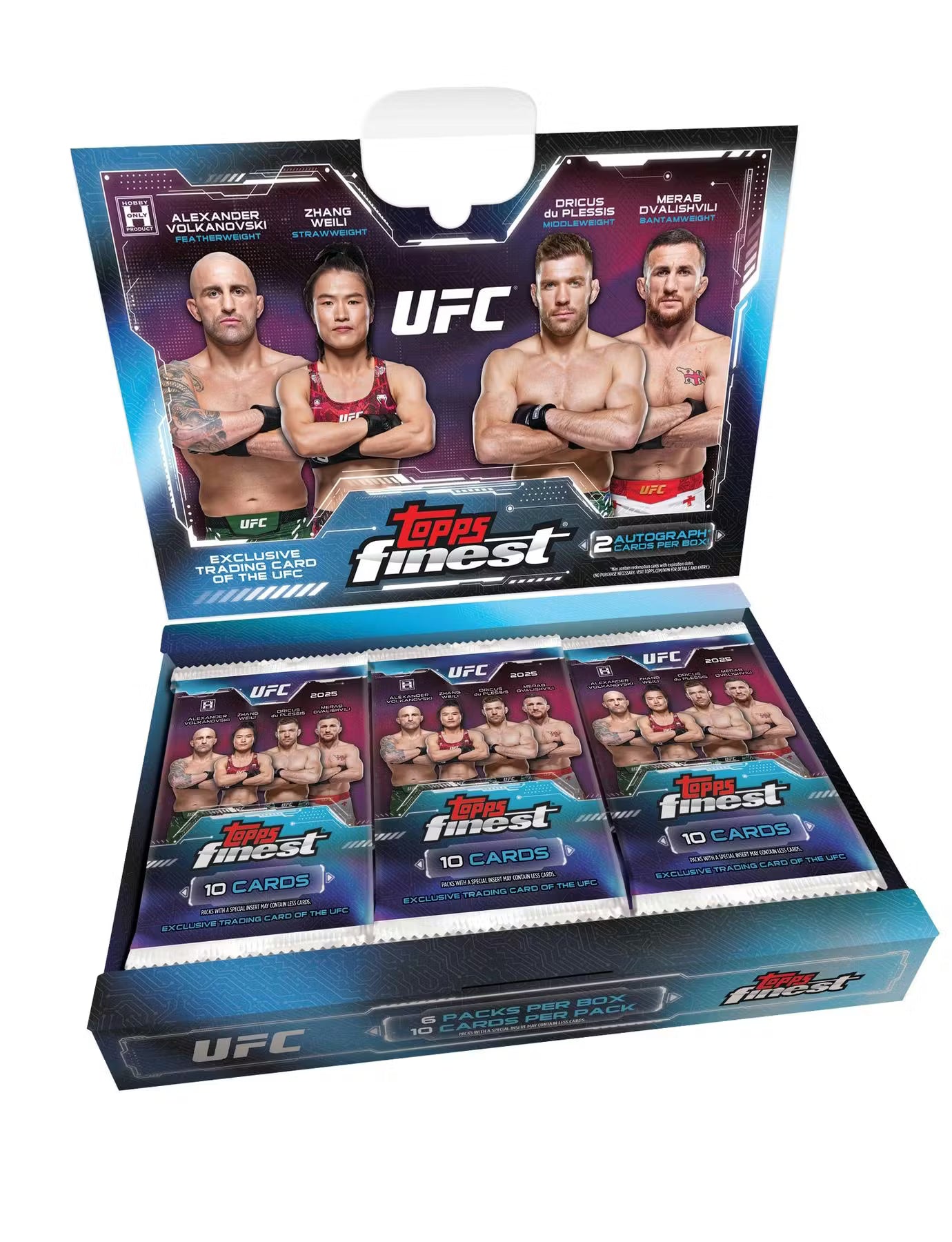 2025 Topps Finest UFC Hobby Trading Cards