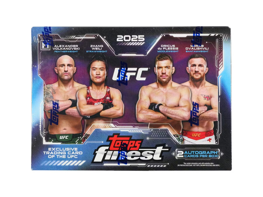 2025 Topps Finest UFC Hobby Trading Cards