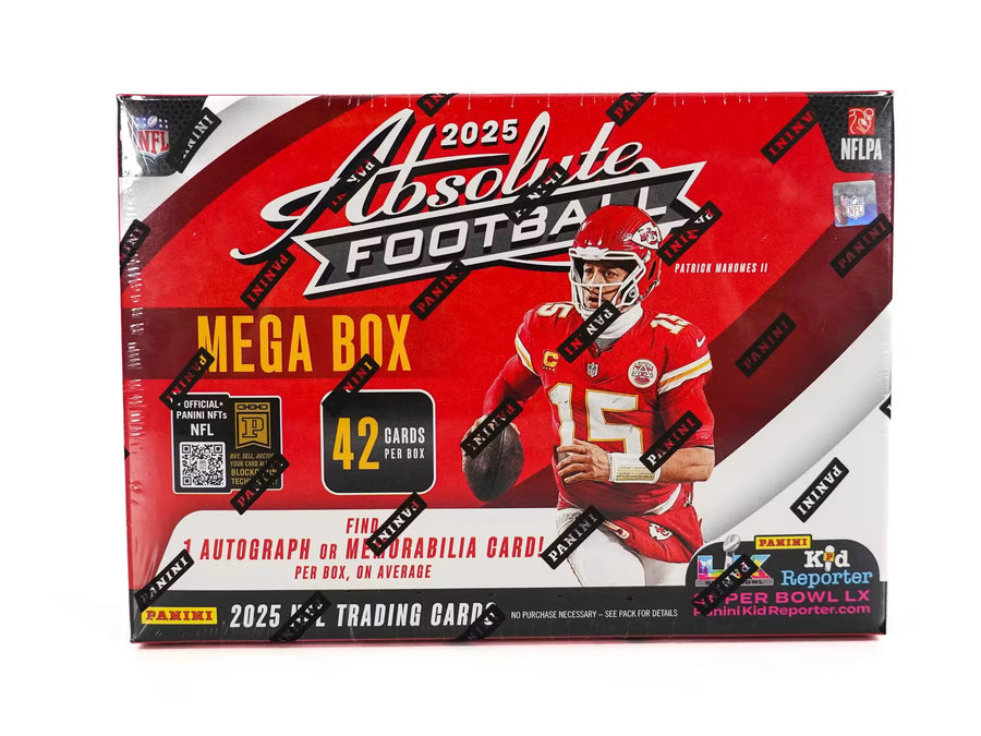 2025 Panini Absolute Football Mega Hobby Trading Cards