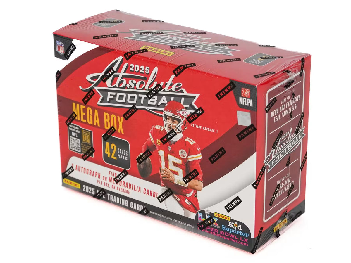 2025 Panini Absolute Football Mega Hobby Trading Cards