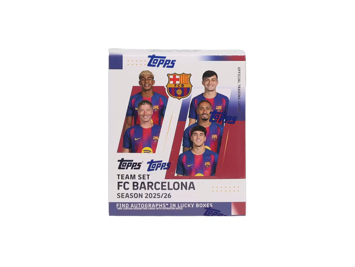 2025-26 Topps Soccer FC Barcelona Team Set Trading Cards LV