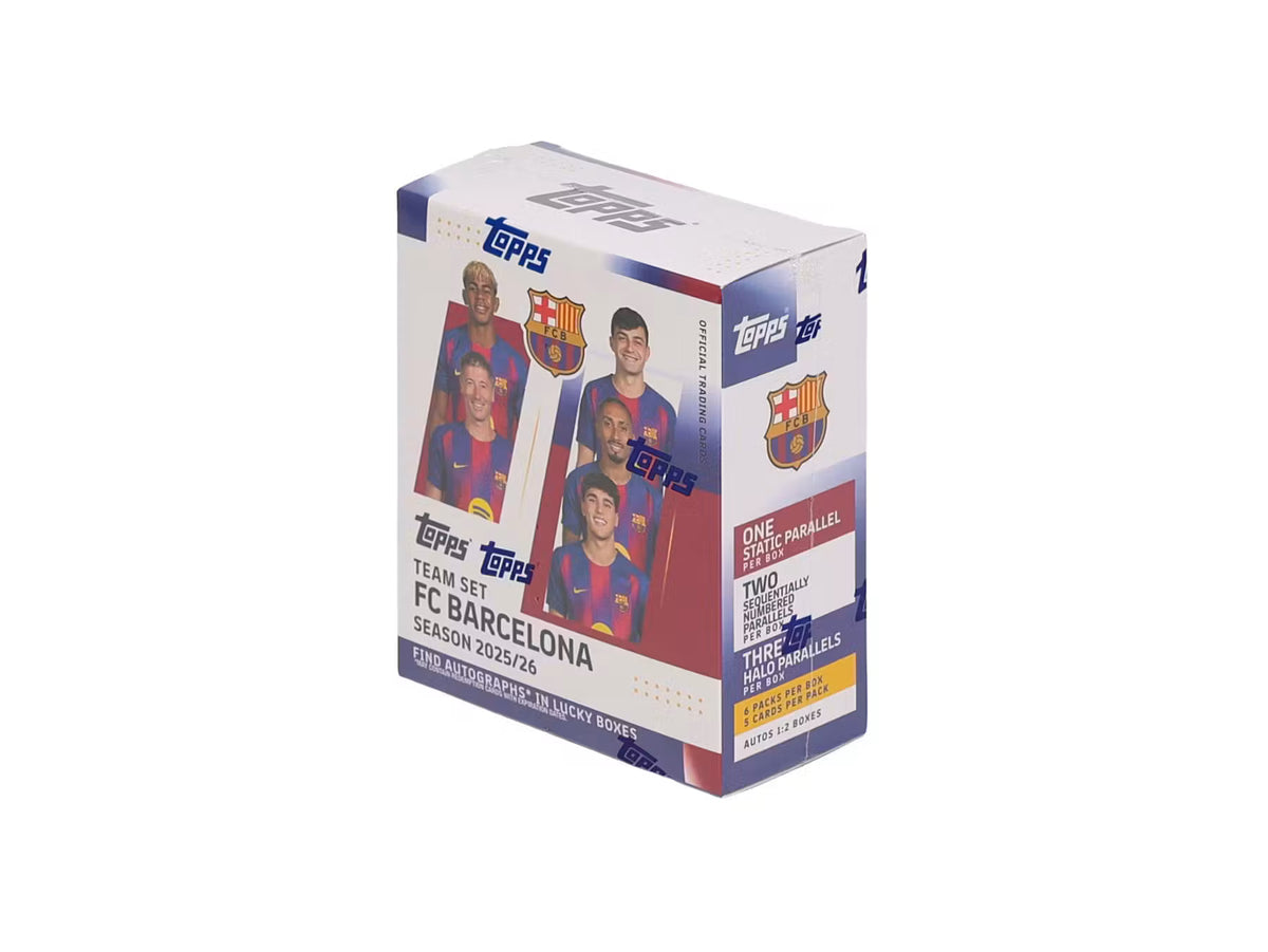 2025-26 Topps Soccer FC Barcelona Team Set Trading Cards LV