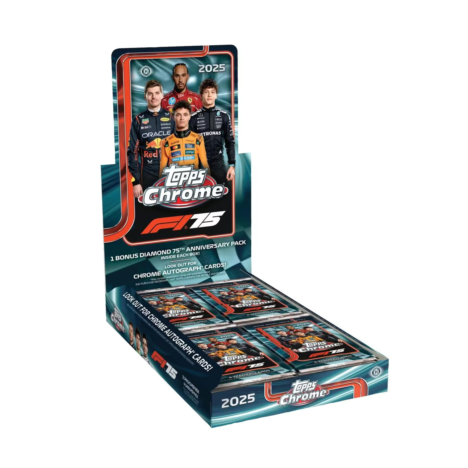 2025 Topps Chrome F1 Formula 1 Hobby Trading Cards