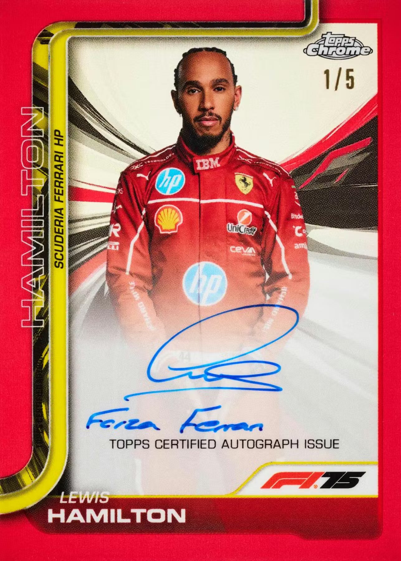 2025 Topps Chrome F1 Formula 1 Hobby Trading Cards