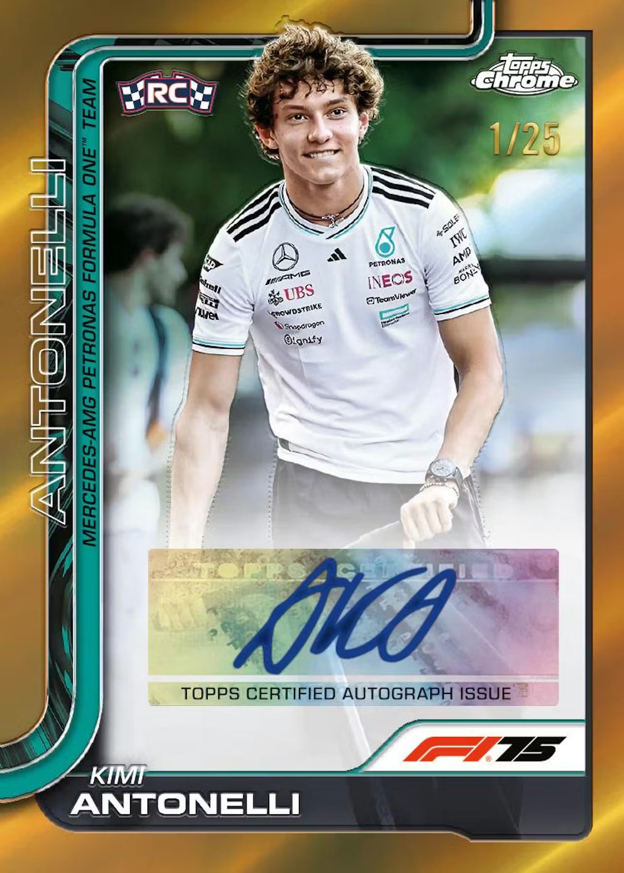 2025 Topps Chrome F1 Formula 1 Hobby Trading Cards
