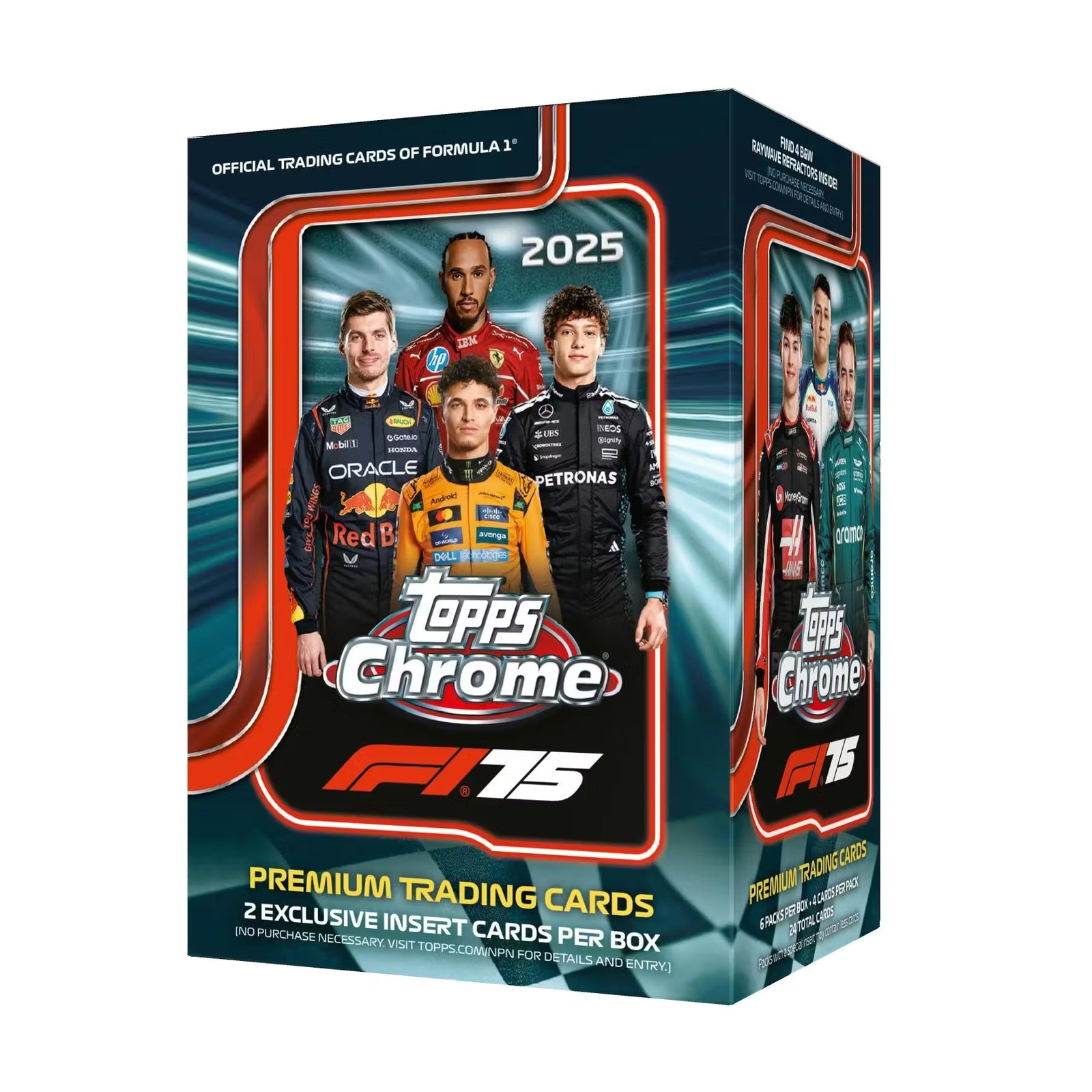 2025 Topps Chrome F1 Formula 1 Blaster Trading Cards