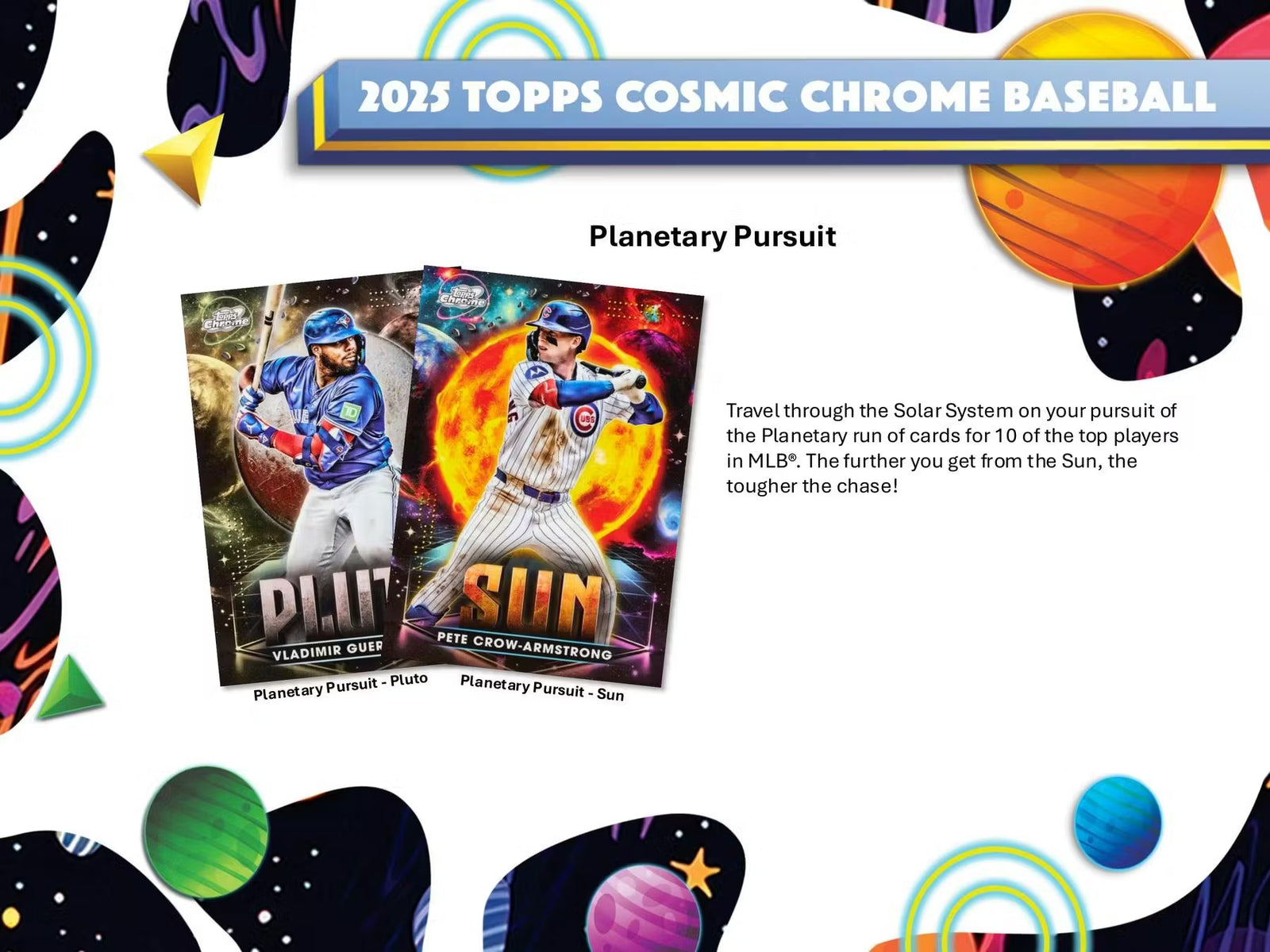 2025 Topps Cosmic Chrome Baseball Hobby Trading Cards