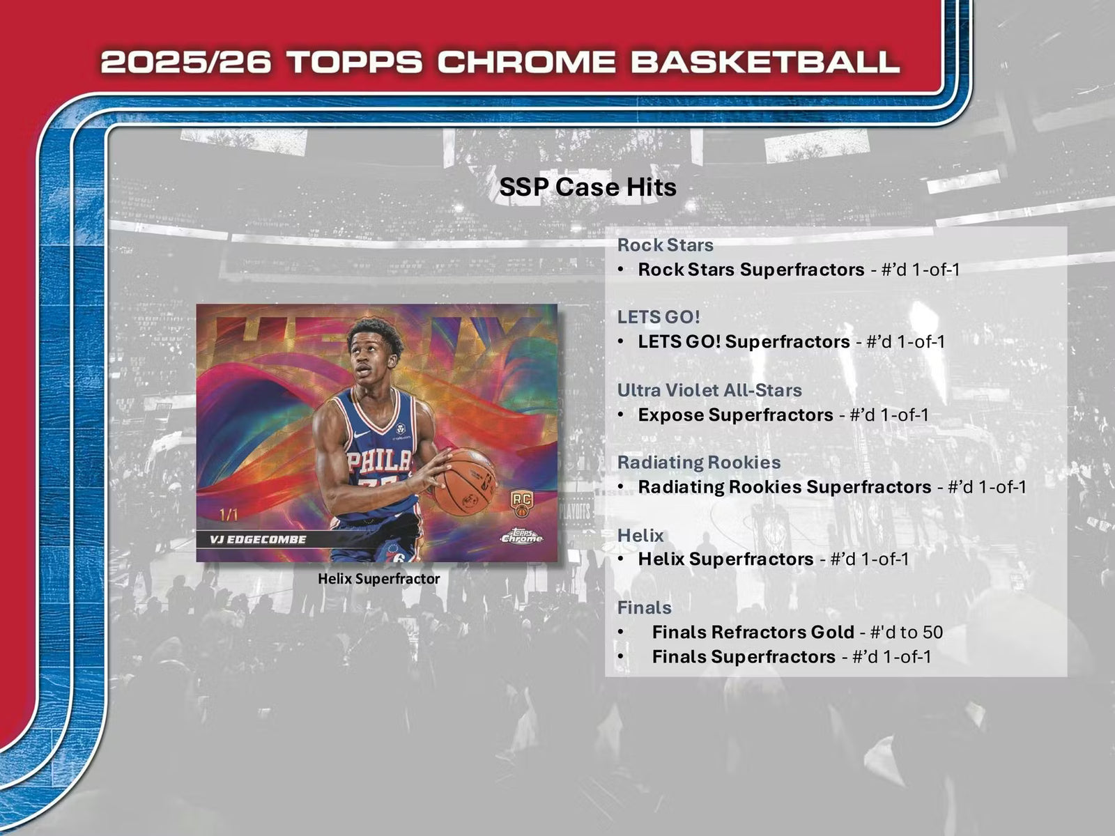 2025-26 Topps Chrome Basketball Blaster Trading Cards LV