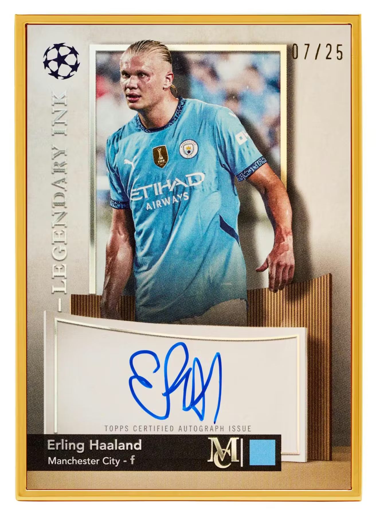 2025 Topps UEFA Club Competitions Museum Collection Hat Trick Hobby Trading Cards