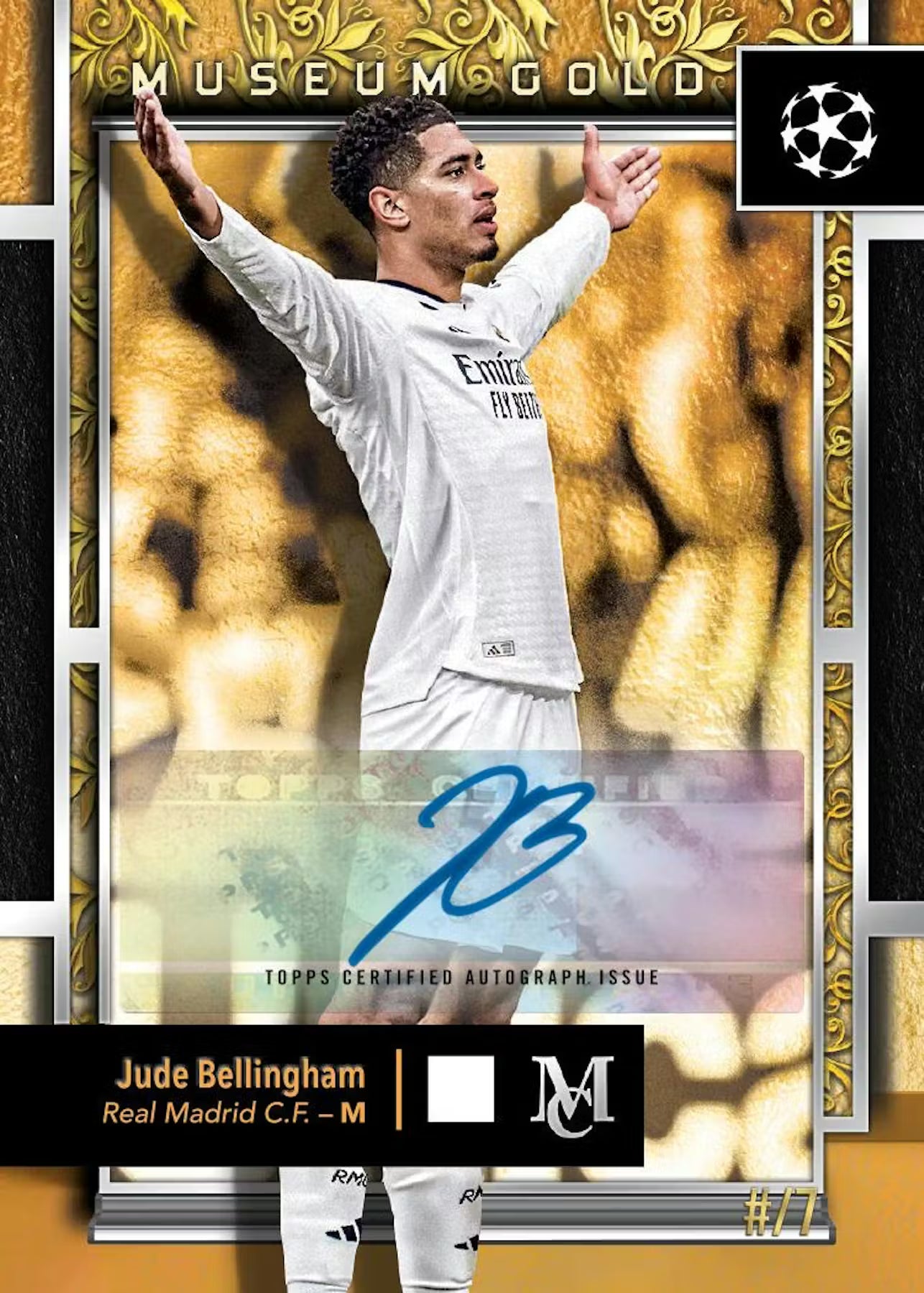 2025 Topps UEFA Club Competitions Museum Collection Hat Trick Hobby Trading Cards