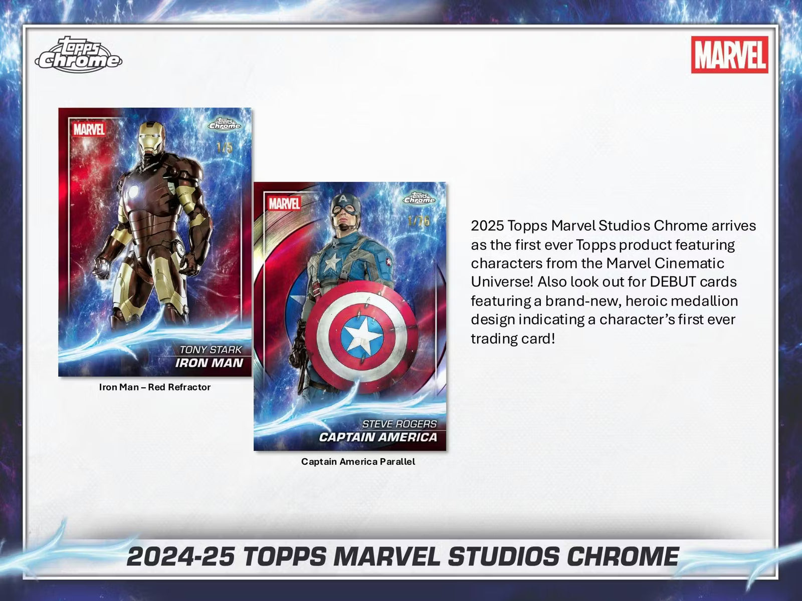 2025 Topps Chrome Marvel Studios Breaker Delight Trading Cards