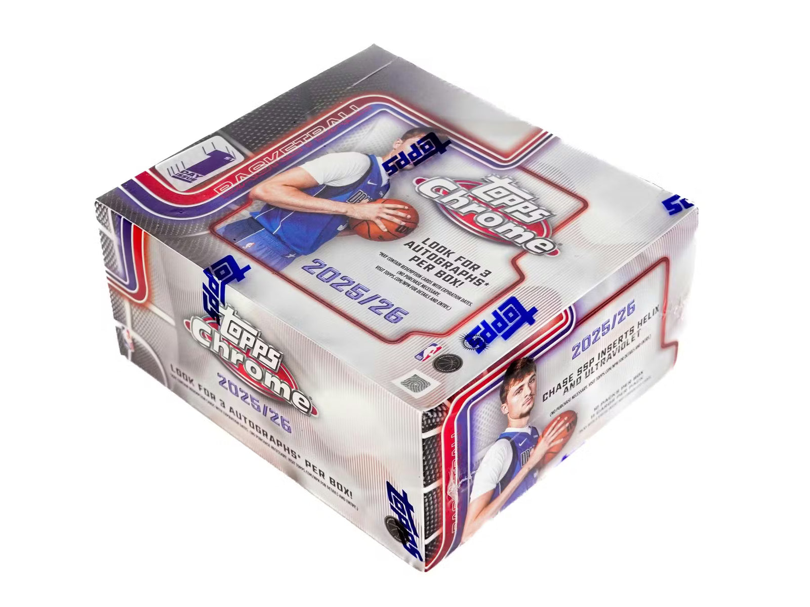 2025-26 Topps Chrome Basketball Jumbo First Day Issue Trading Cards