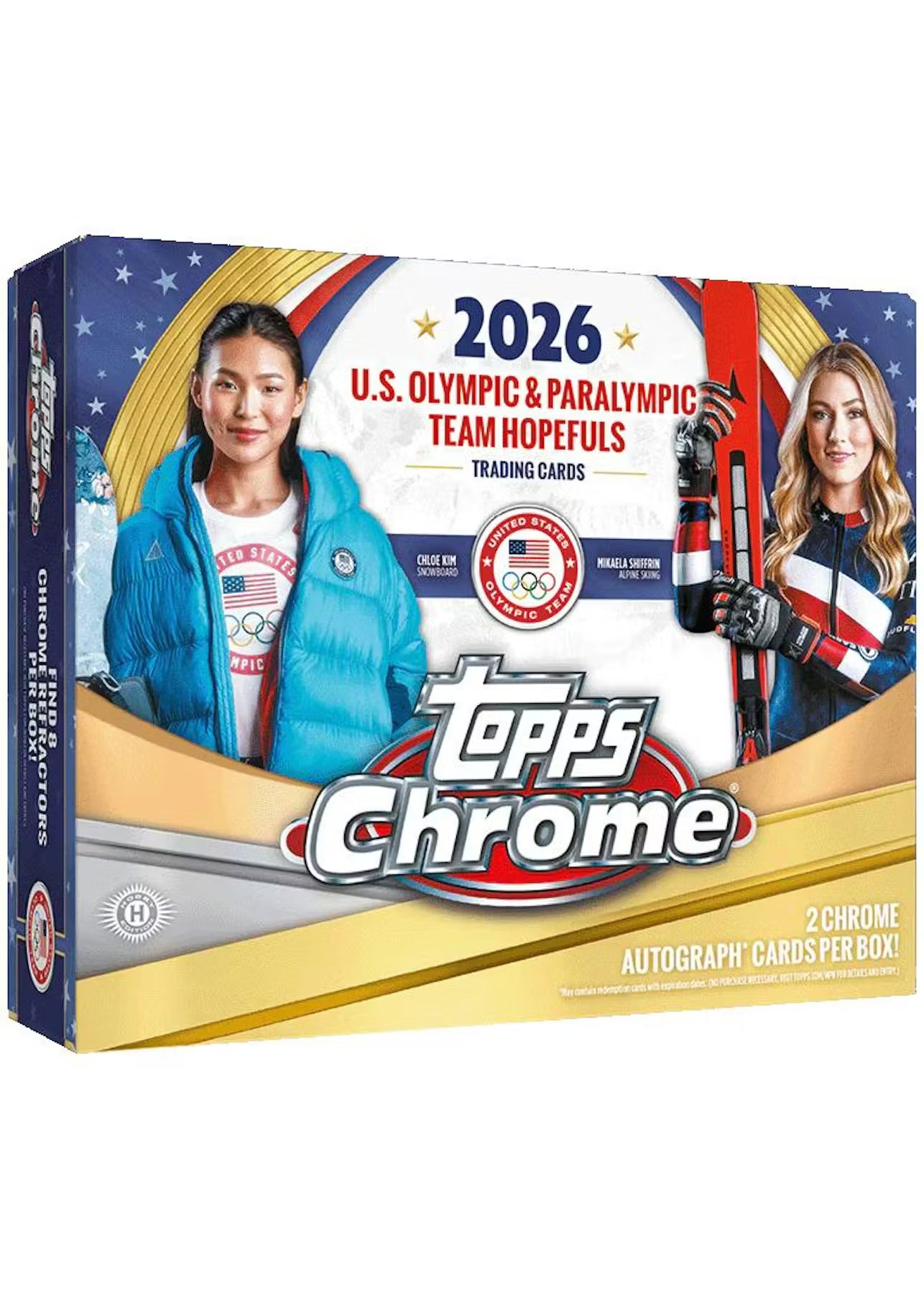 2026 Topps Chrome U.S. Olympics Hobby Trading Cards