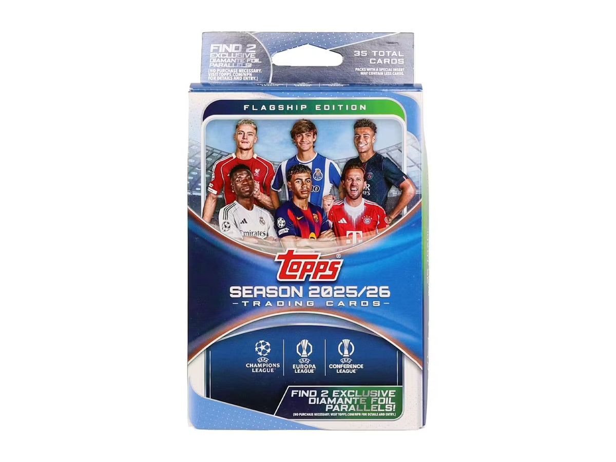 2025-26 Topps UEFA Club Competitions Soccer Hanger Trading Cards LV