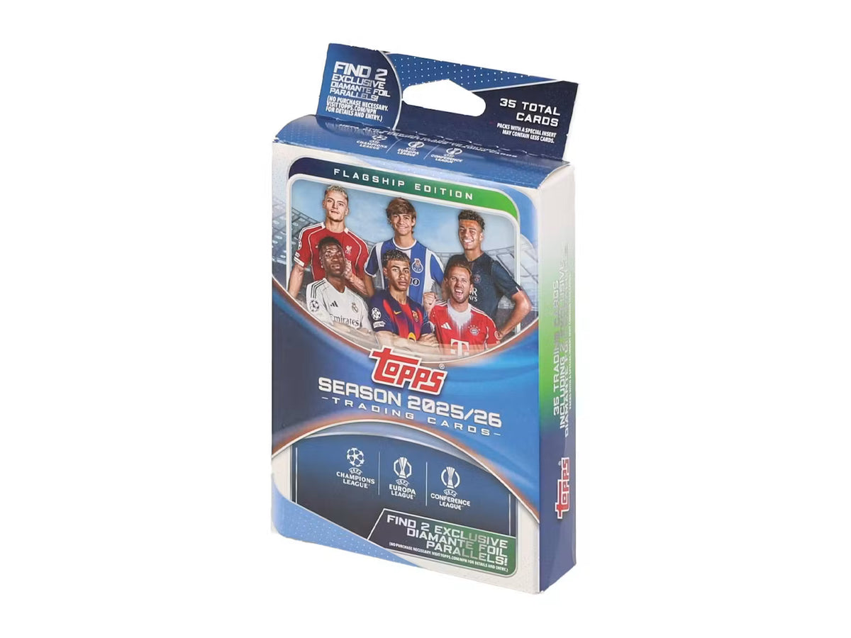 2025-26 Topps UEFA Club Competitions Soccer Hanger Trading Cards LV