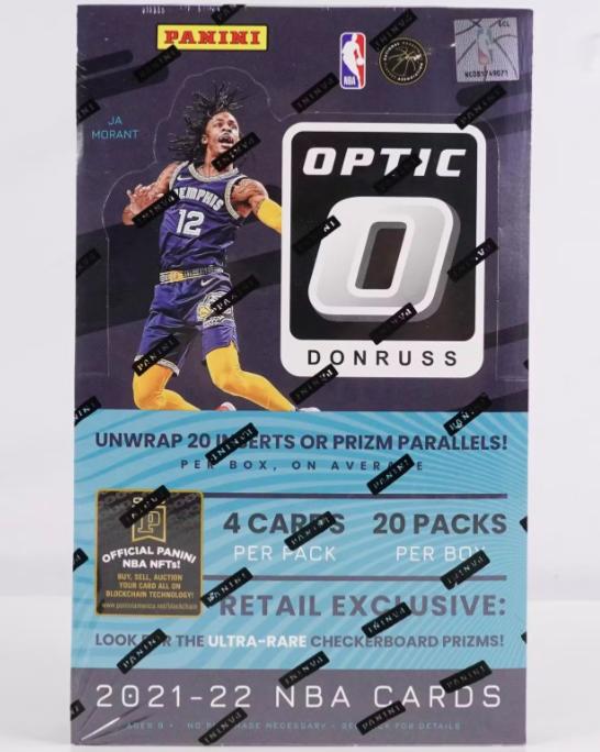 2021-22 Panini Donruss Optic Basketball Retail Trading Cards