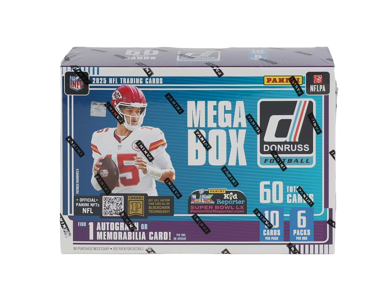 2025 Panini Donruss Football Mega Blue Scope Parallels Trading Cards
