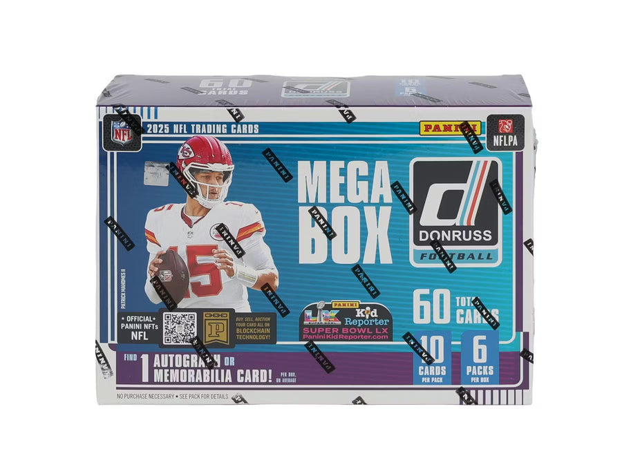 2025 Panini Donruss Football Mega Blue Scope Parallels Trading Cards