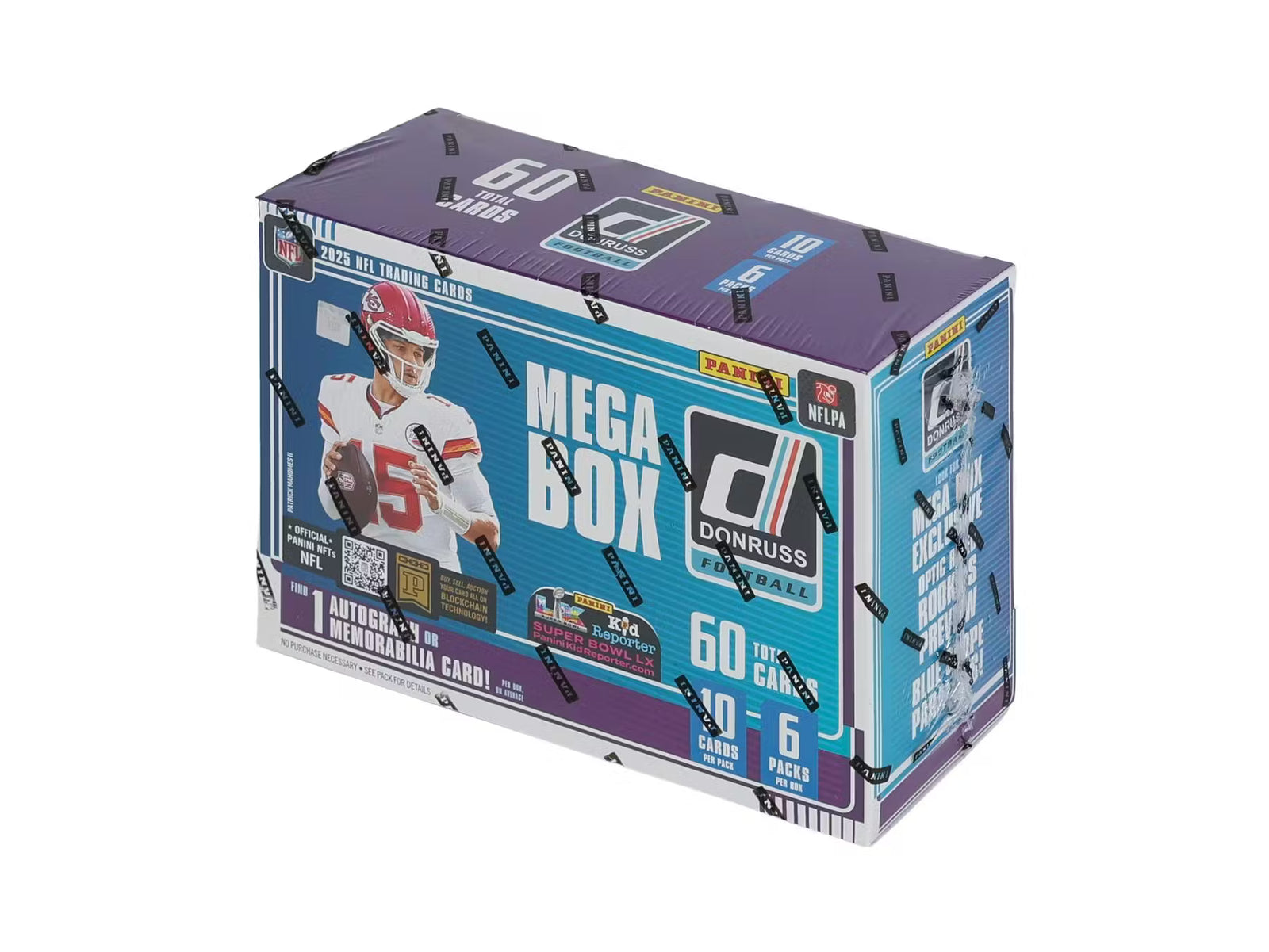 2025 Panini Donruss Football Mega Blue Scope Parallels Trading Cards